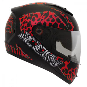 Capacete Peels Icon Savage – Preto Fosco/Vermelho