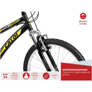 Bicicleta Caloi MaxFront – Aro 24