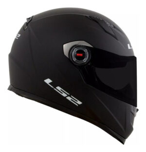 Capacete LS2 Classic Monocolor – Preto Fosco