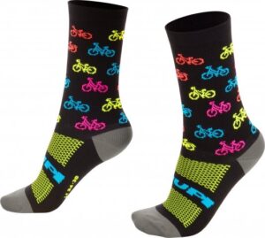 Meia HUPI Bike Colors – LT para pés menores 34-38