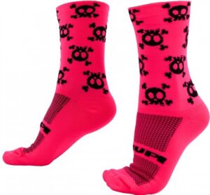 Meia HUPI Crazy Skull – Rosa