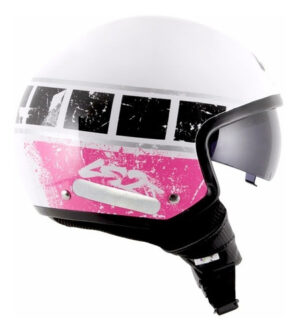 Capacete LS2 OF561 Rook – Branco/Rosa