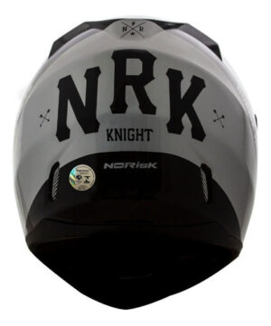 Capacete NoRisk Stunt Knight – Preto/Prata