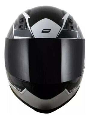 Capacete NoRisk Stunt Storm – Preto/Branco