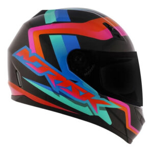 Capacete NoRisk Stunt Void – Preto/Laranja/Azul