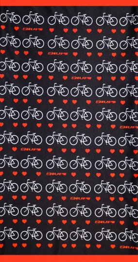 Bandana HUPI – Love Bikes Preto